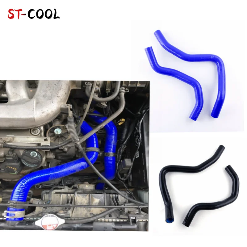 For 1998-2002 Honda Accord V6 3.0L 6 Cylinder j30a1 1999 2000 2001 Radiator Hoses Kit Silicone Tubes Piping 2Pcs 10 Colors