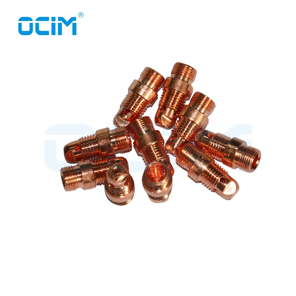 10PCS 17CB  Collet  Body Stubby For TIG Welding Torch WP SR 17  18  26