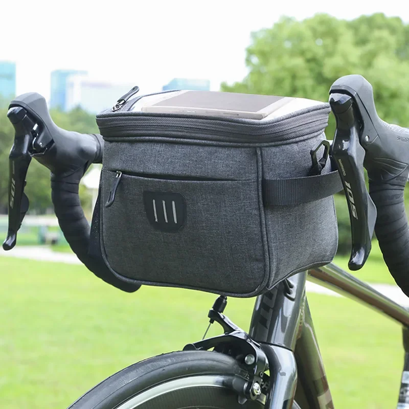 AliExpress NONE Multi Functional Bicycle Phone Bag Large Capacity Waterproof Folding Handlebar Bag Balanced Bicycle Easy To Install Cycling Bag