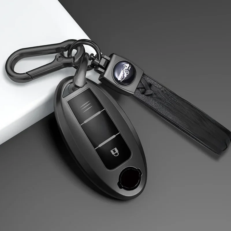 Étuis à clés de voiture en TPU pour Nissan Juke x-trial Qashqai Micra Leaf Note Murano Lafesta, housse de protection pour télécommande intelligente à 2 boutons