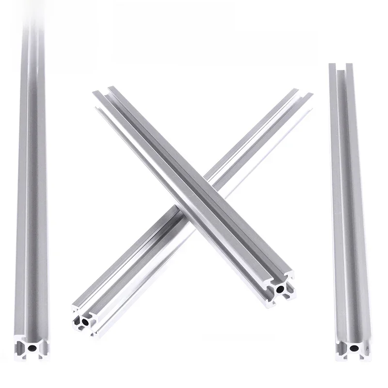 1/2/4 stücke 2020 Aluminium Profil Extrusion 100mm-100 0mm T-slot EU linear Schiene 200mm 300m 400mm