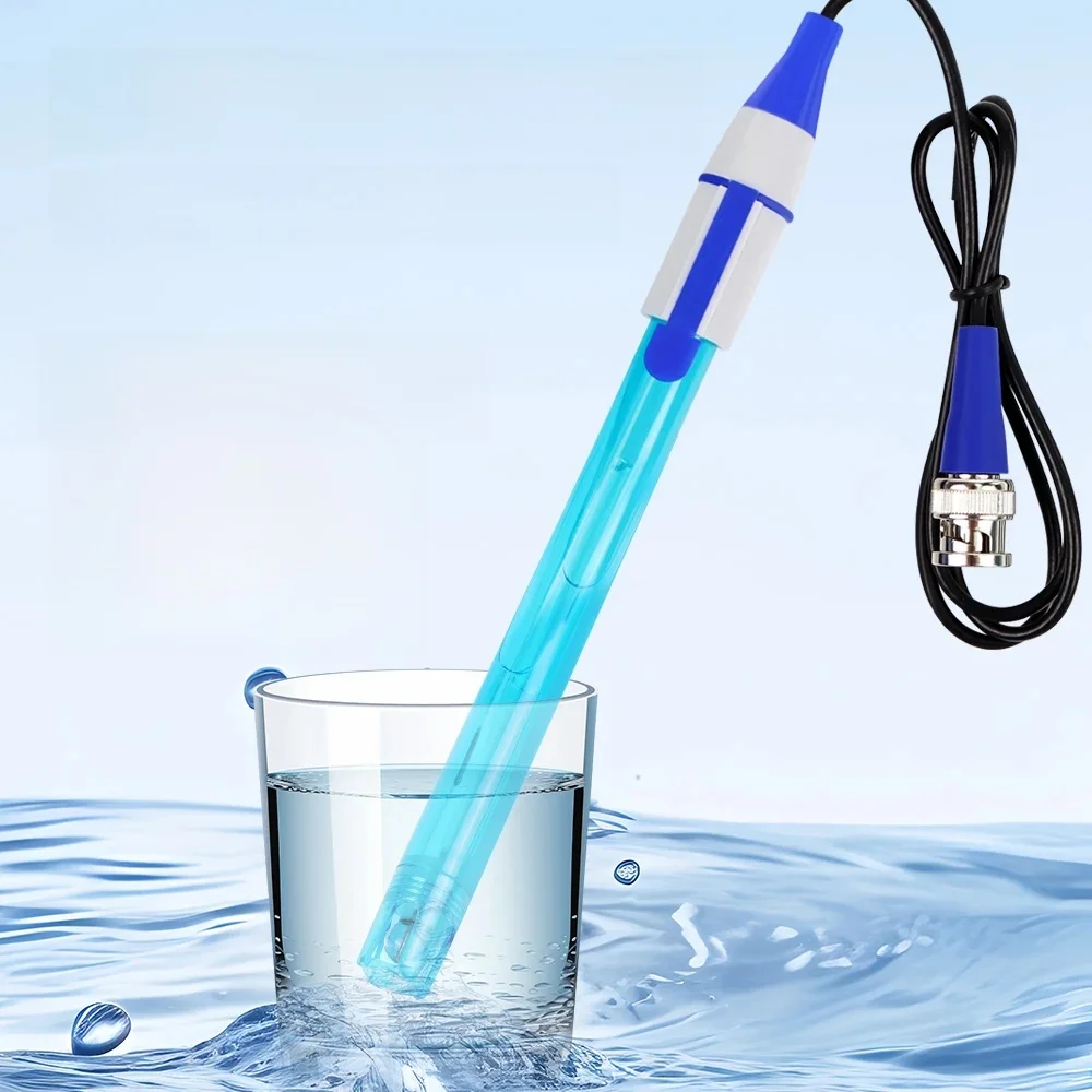 PH ORP Elektrodensonde BNC-Anschluss ORP-Ersatzsensor PH-Sonde für Labor Aquarium Hydrokultur-Wasseranalysator
