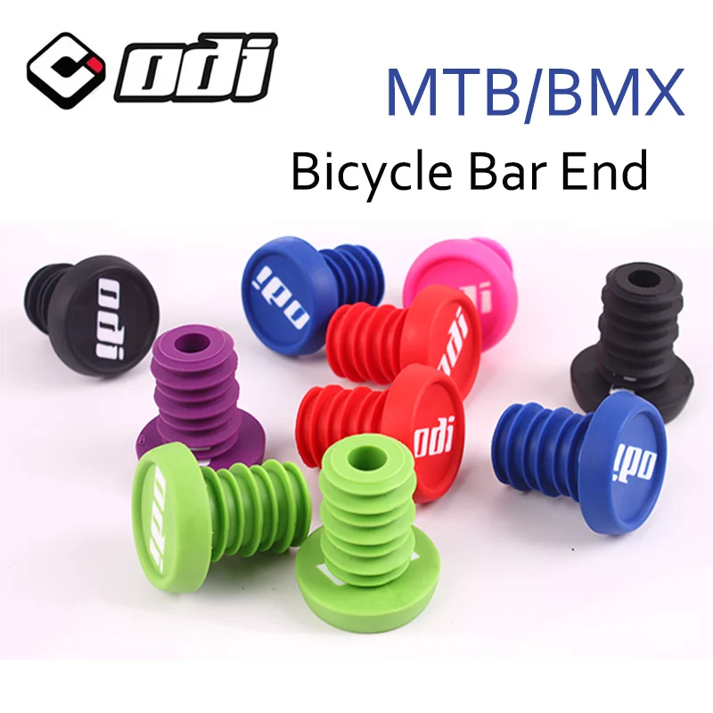 ODI Bicycle Handlebar End Rubber Road Mountain Bike Grip Plug 22.2mm Bicycle Grip End Plug Dustproof MTB Handlebar Cap