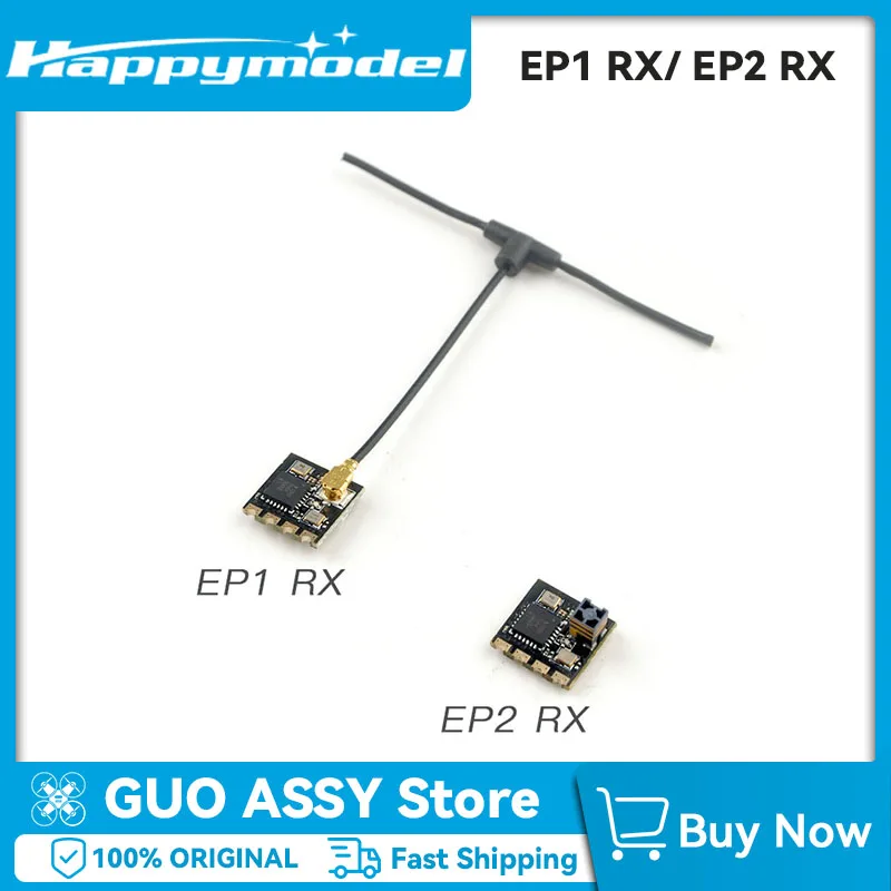 HappyModel EP1 EP2 RX 2.4G ExpressLRS ELRS Nano Long Range Receiver For ES24TX Module RC Airplane FPV Long Range LR4 LR7