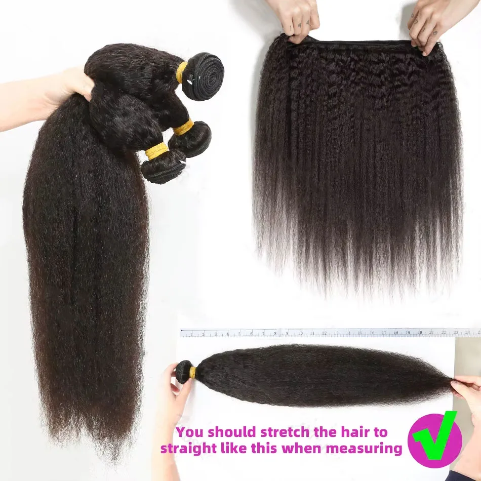 ผมตรงแบบหยิก 12A  ชุด 3/4 มัด  ขนาด 30 นิ้ว ผมแท้ 100% ไม่ผ่านการแปรรูปจากบราซิล  แบบดิบ  ต่อผมแบบ Double Weft