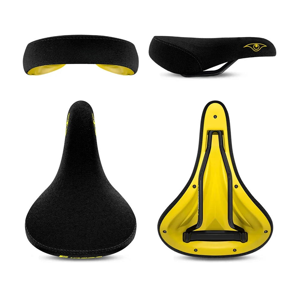 AliExpress Funsea-Bicycle Seats, Wheelie Stunt, Big BMX Cruiser Bike Saddle, Flannelette, 8mm Rail Embroidery