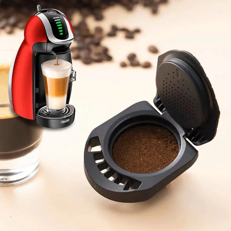Adaptateur de capsule réutilisable pour porte - grains de café vide dolce gusto et accessoires pour moulin à café