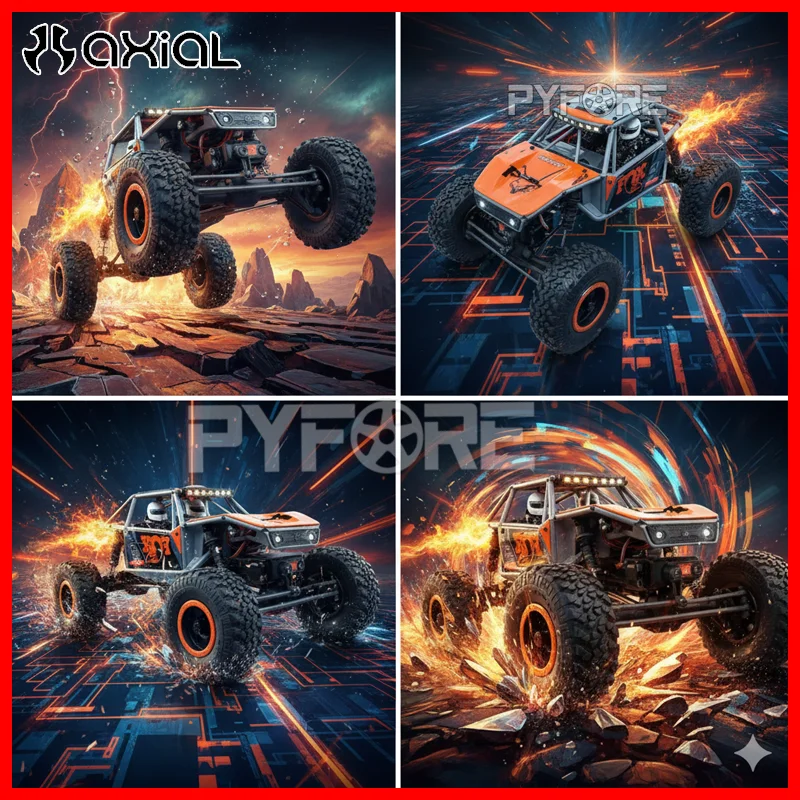 

Axial UTB18 Capra 1/18 RC Rock Crawler 4WD RTR Electric Remote Control Car Off-Road Climbing Buggy Kids Toys Boys Gifts