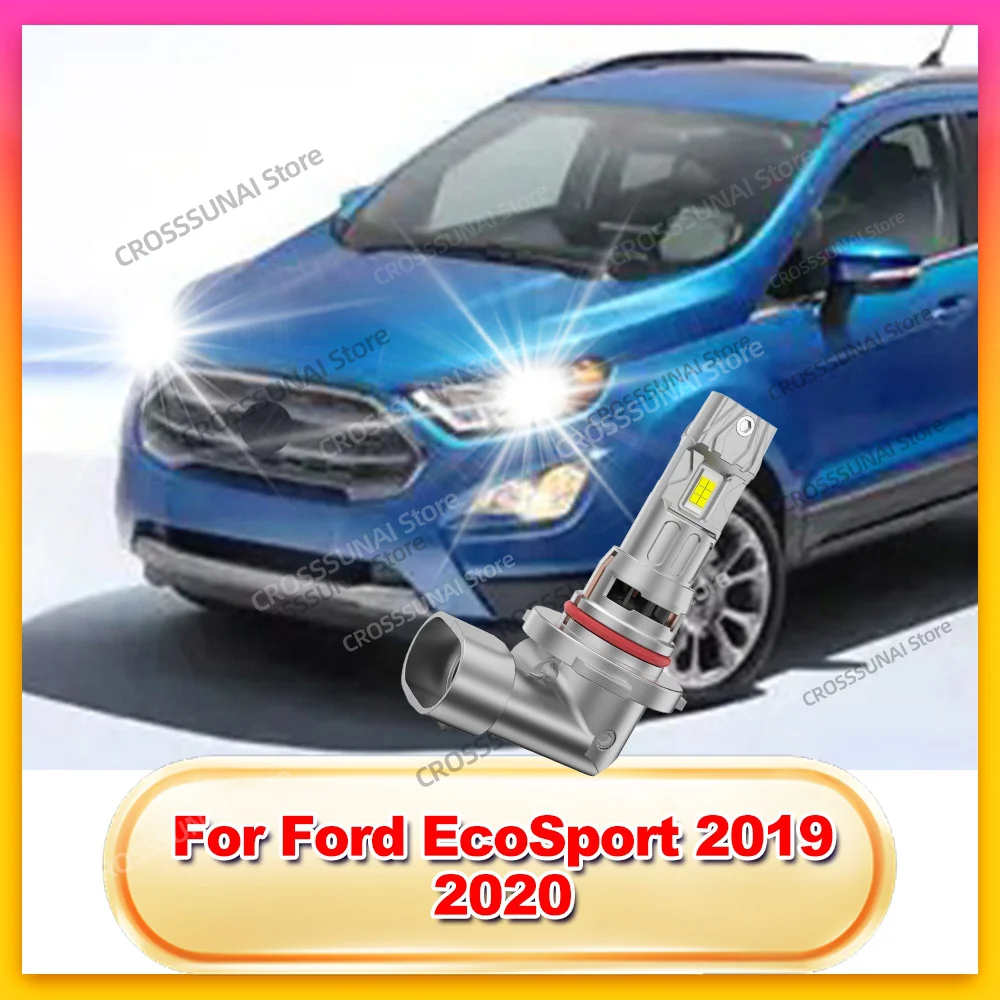 

2/4 шт. светодиодные лампы дальнего и ближнего света для Ford EcoSport 2019 2020