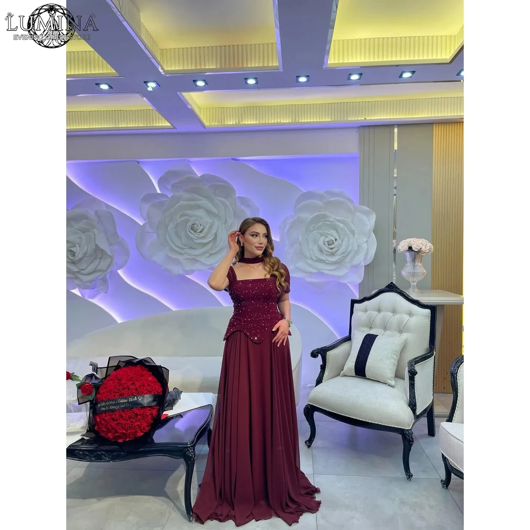

Lumina Custom Made Evening Dresses Woman Elegant Party Dresses for Women Luxury Evening Dresses 2026 A Word Wide Shoulder Straps