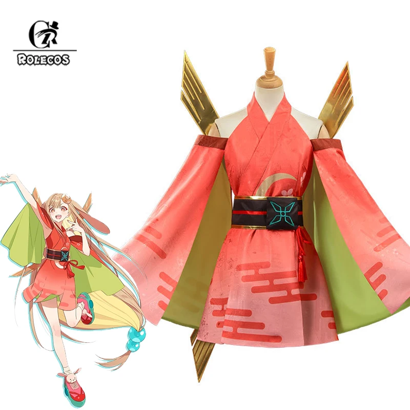 

ROLECOS Anime Cosmic Princess Kaguya! Cosplay Costume Kaguya Women Cosplay Dress Halloween Carnival Suit