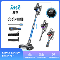 S9 cordless vacuum cleaner, 55KPa 550W, 1,5 L dust cup, light battery display, for animal hair, Carpet