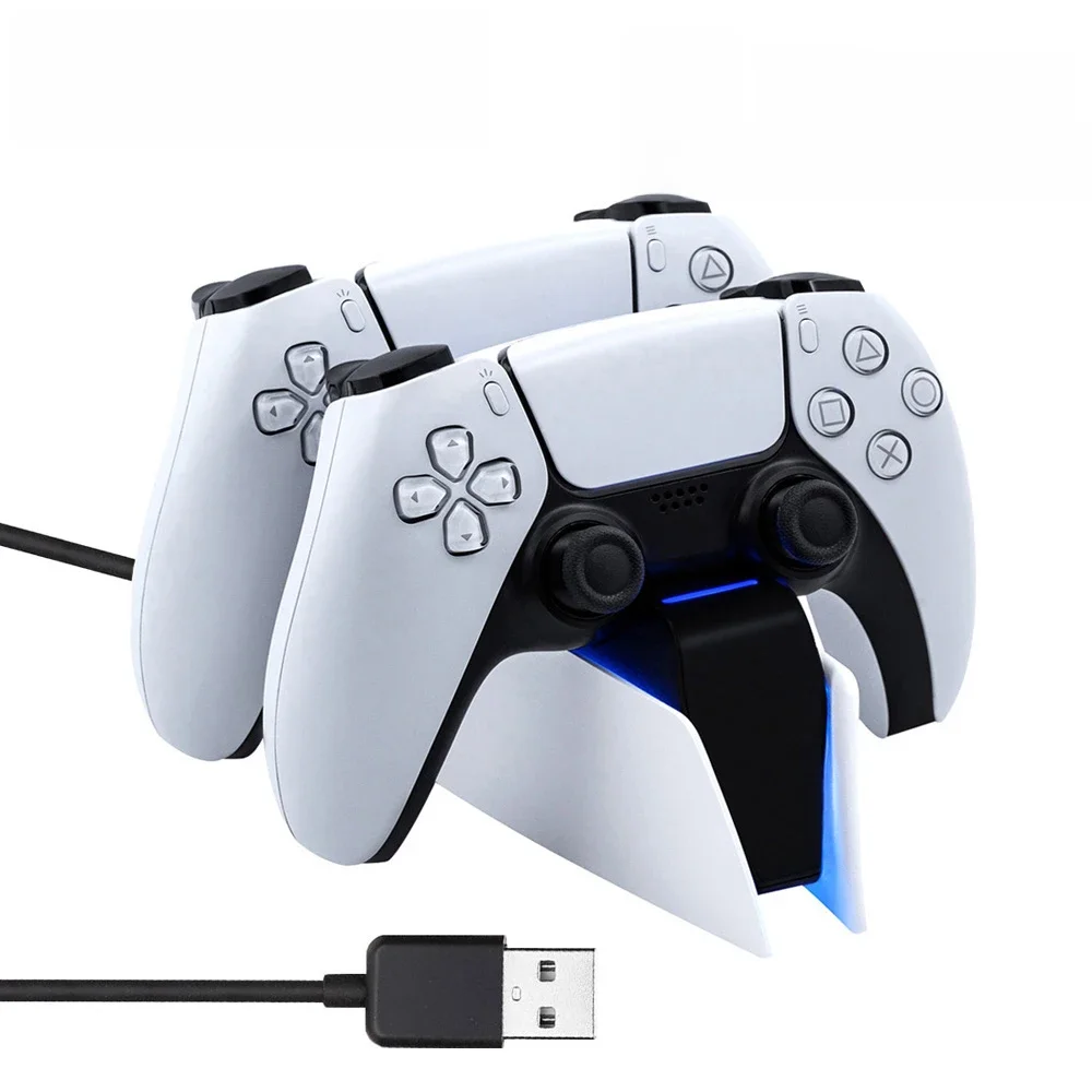 Station d'accueil USB type-c pour PlayStation 5, double chargeur manette ps5 rapide, accessoire de jeu