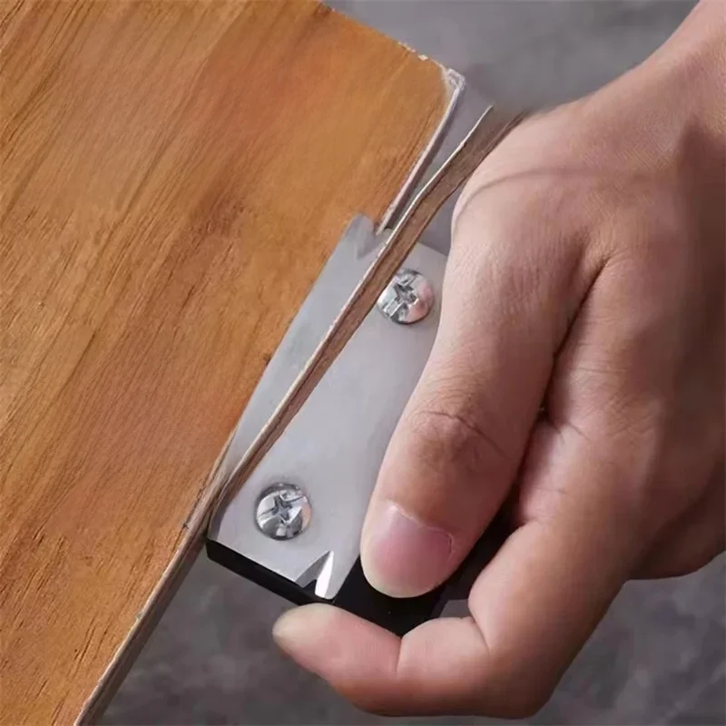 Coupe-bordure manuel en métal, Angle droit, raboteuse d'angle pour le travail du bois, grattoir, outil d'ébavurage, outil manuel pour le travail du bois, 1 pièce