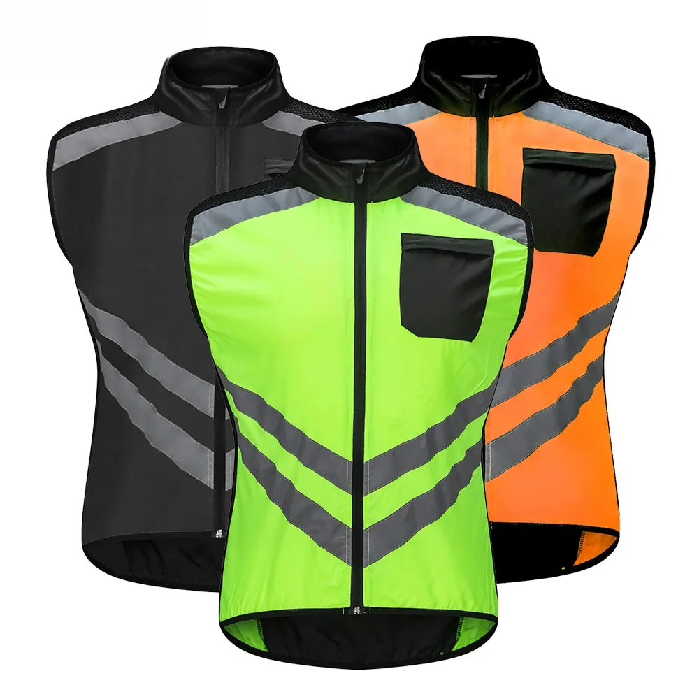 AliExpress WOSAWE Cycling Vest Windproof MTB Bike Bicycle Jacket Sleeveless Jersey High Visibility Cycle Gilet cilismo Wind Coat