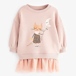 Quality Terry Cotton Baby Girl Clothes Kids Cartoon Sweatshirt Blouse Tee Outwear Kids Girls Sweater Hoodies Children's Clothing