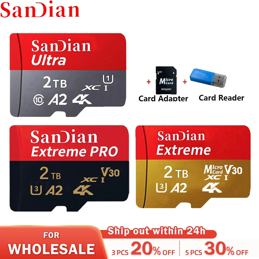 Original Micro TF/SD Card 256GB 512GB Memory Card High Speed SD Memory Cards Large Capacity Flash Sd Card for Laptop/Desktop