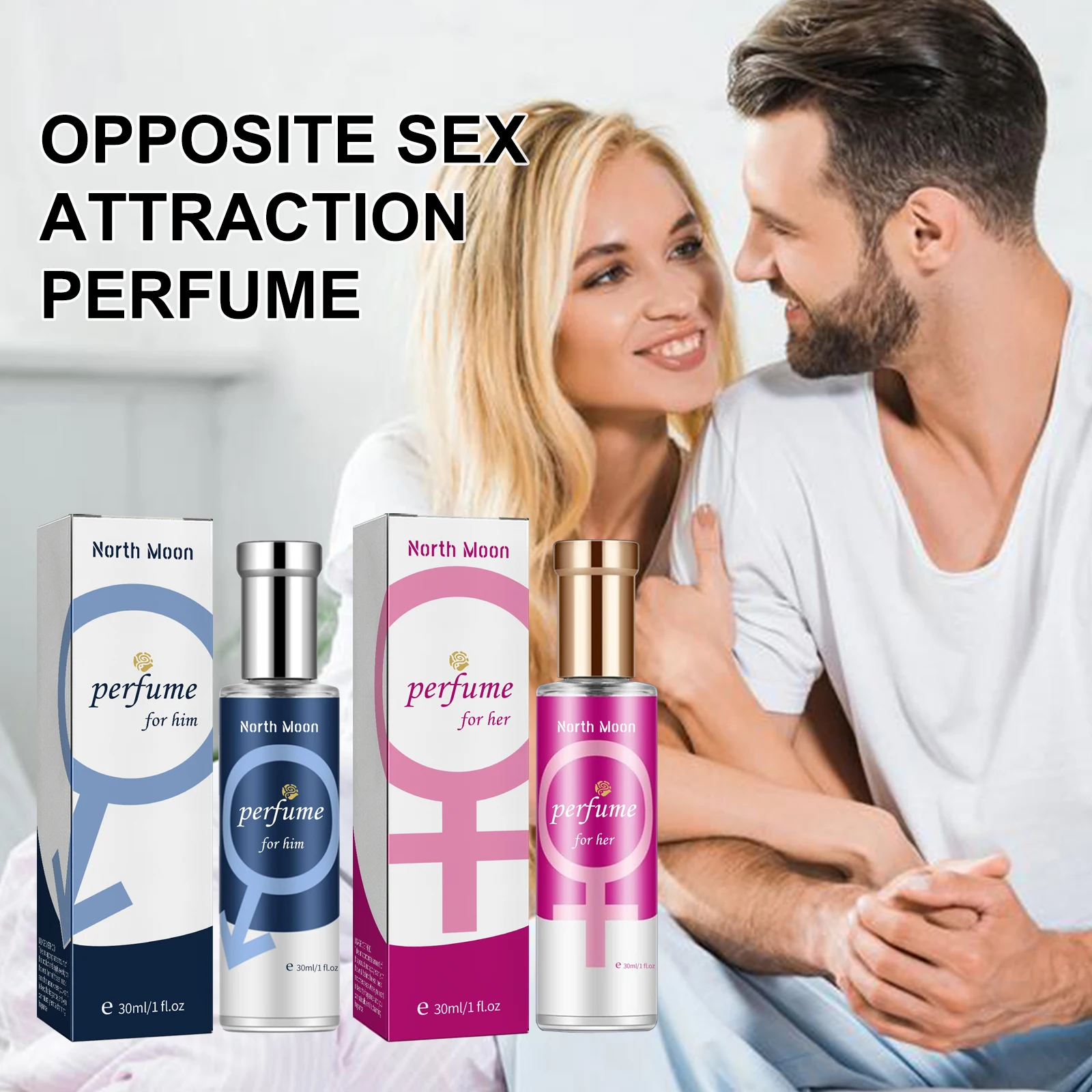 North Moon Charming Fragrance is Natural Fresh Lasting Fragrance Releasing Charming Couple Dating Atmosphere Perfume