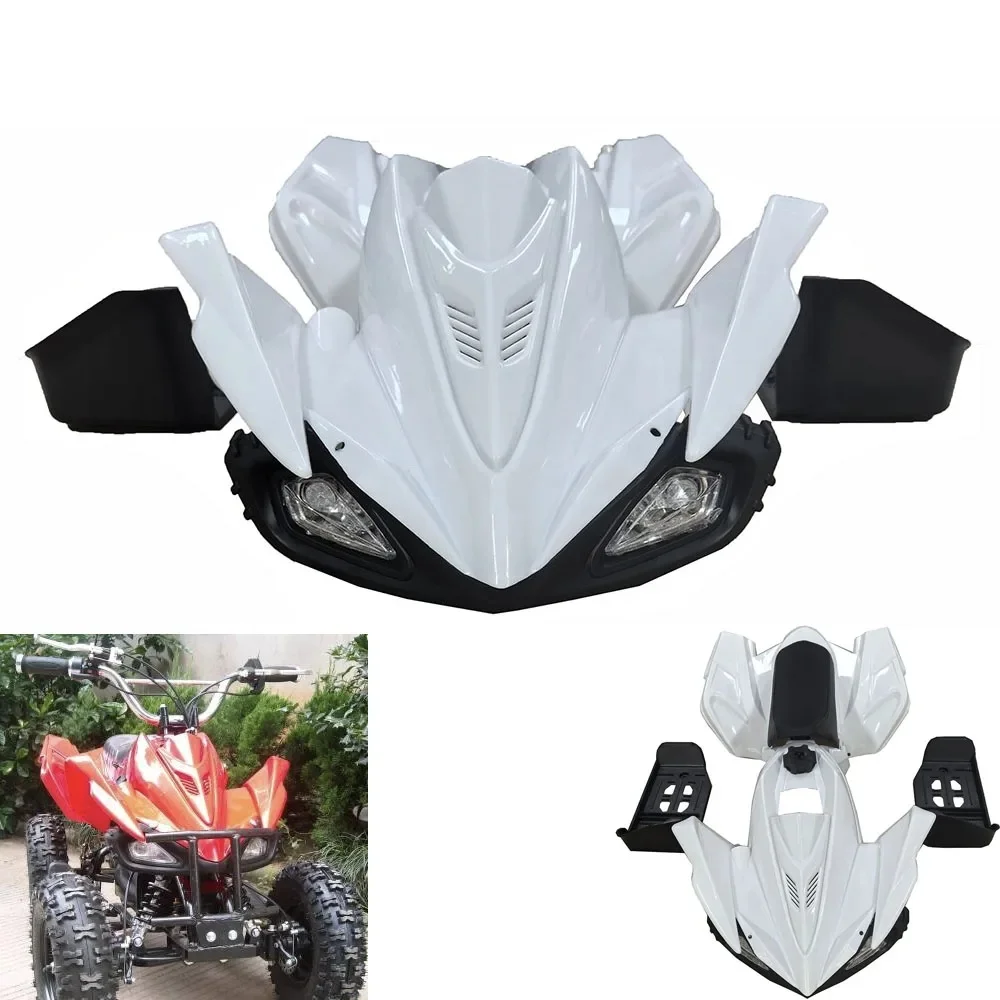 AliExpress Pit Pro Racing Mini ATV Plastic Cover Full Kit Fender Fairings With Fuel Tank Seat Foot Peg For 47CC 49CC Kids Quad Bike ATV 4x4 Wheeler