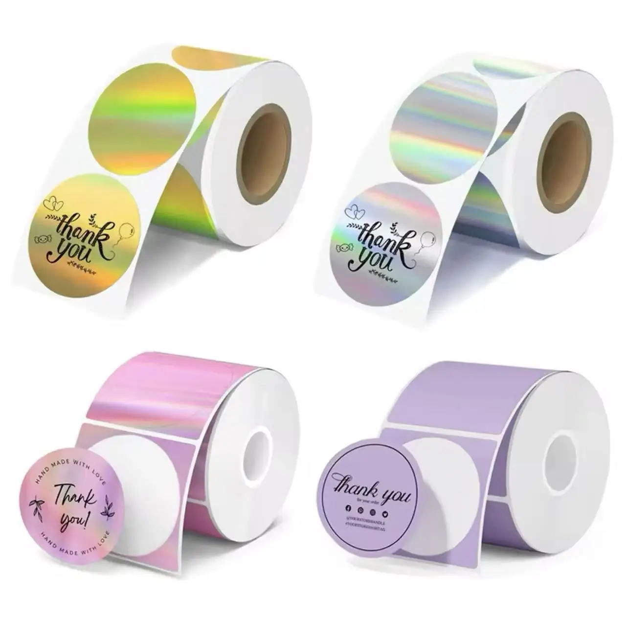 For Phomemo M110 / M220 / M200 Marklife P50 , QLabel E210  Clabel 221B Printer white and color thermal sticker label