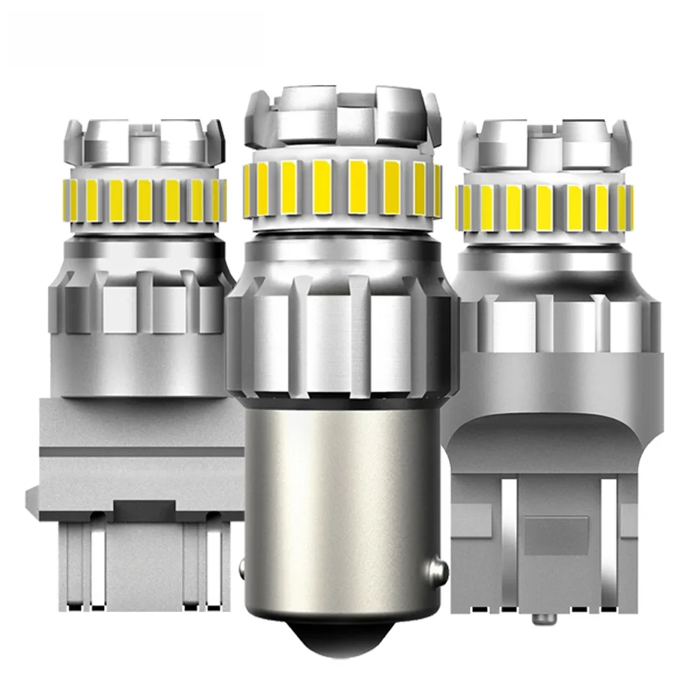2 sztuk 1156 BA15S P21W LED T15 W16W P27W 7440 W21W W21/5 W LED żarówki 1157 bay15d P21/5 W LED sygnał samochodowy lampa hamulca rewers światła samochodowe — zdjęcie 2