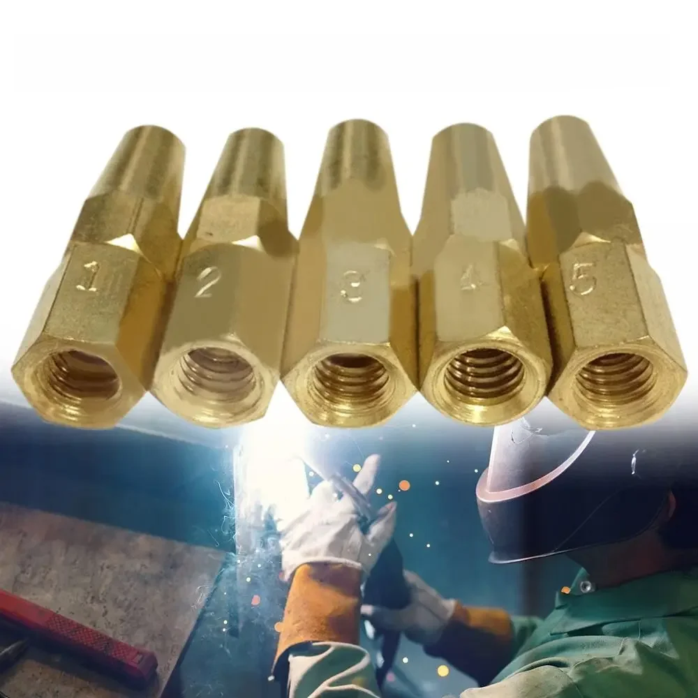 Accessoires universels de soudage en cuivre porte-H01-2 1 #2 #3 #4 #5 # torche de soudage au gaz buse de soudage au propane