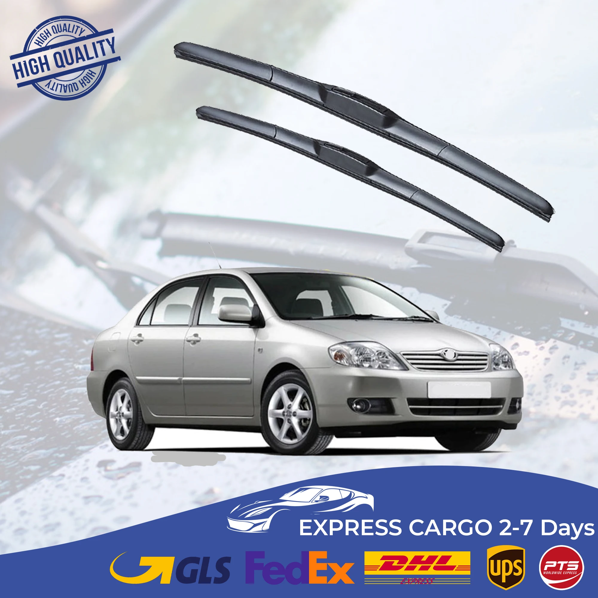 

Car Wiper Blade For Toyota Corolla 2002 2003 2004 2005 2006 Hybrid Auto Windscreen Windshield Wipers Blades Window Wash Front