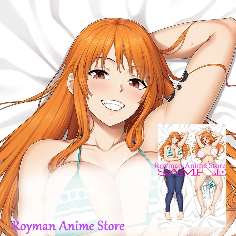 

Двусторонняя наволочка Dakimakura Nami Girl с принтом