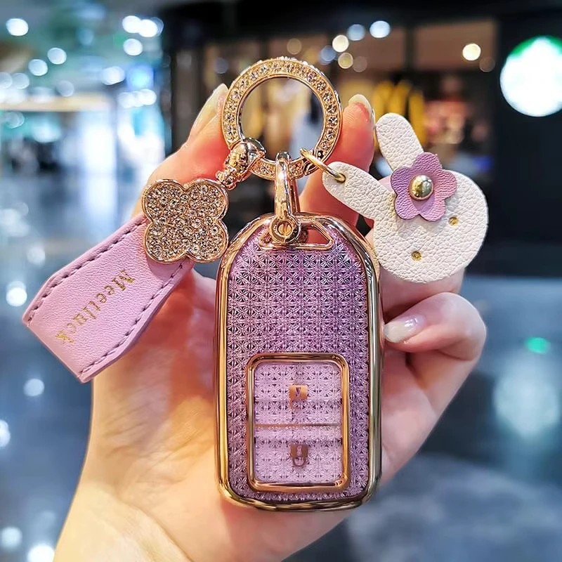 Car key case cover shell for honda VEZEL Accord CIVIC XRV BREEZE Crider CRV envix Jade fit URV car key bag car accessories