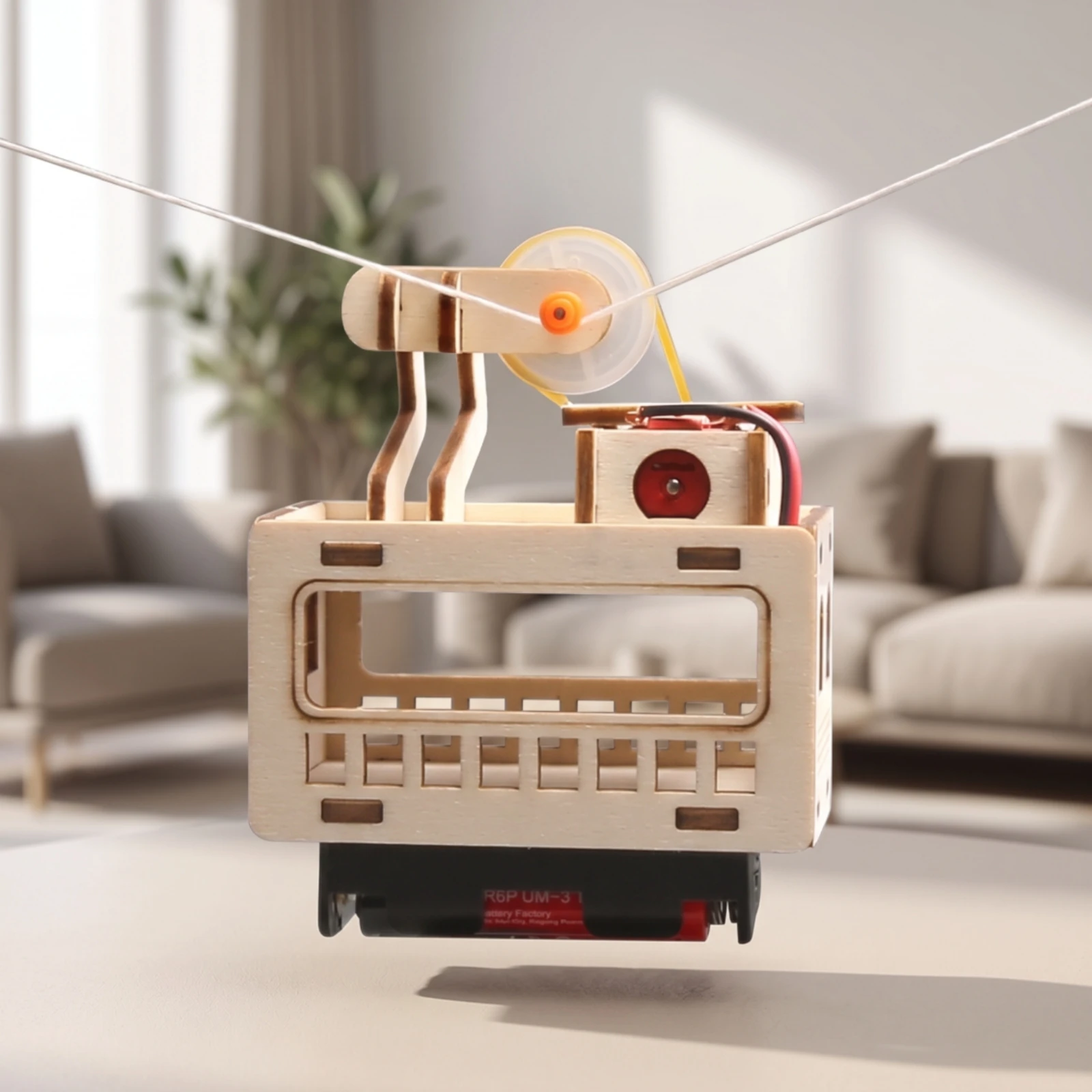 Modelo de Tren de Cable con Mo - Science Hobbyist reseña y precio
