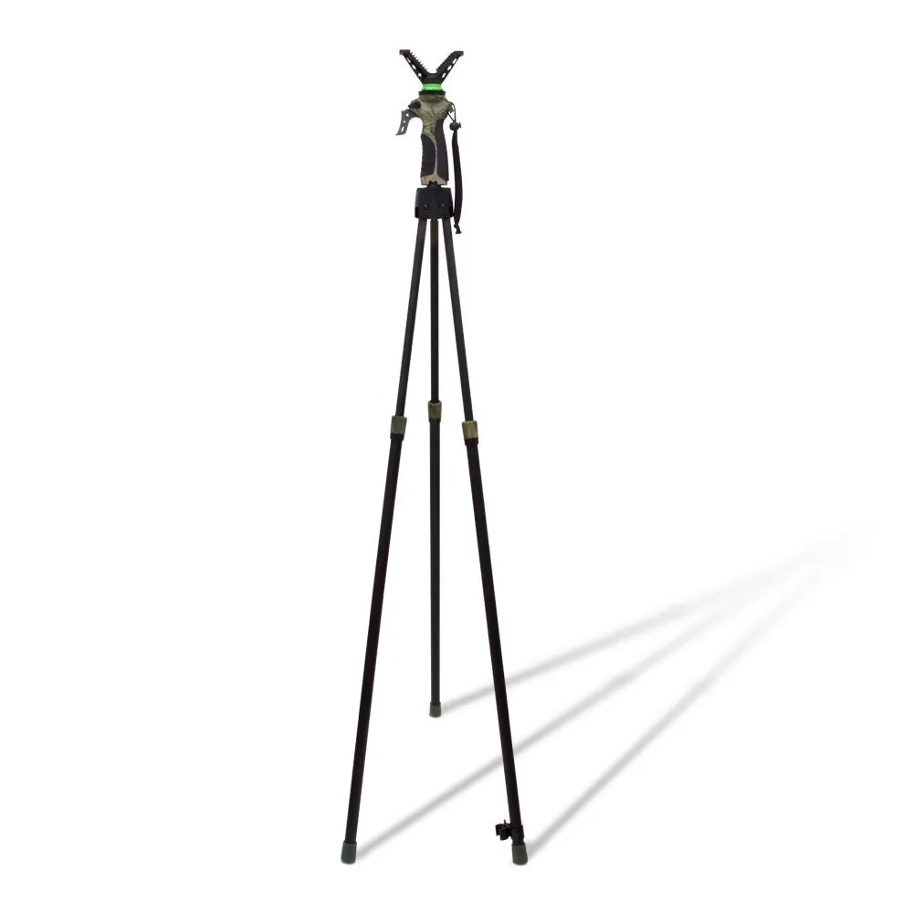 Trigger Tripod 3 Generation Hunting Gun Support System Adjustable Tripod for Hunting Maximum Shooting Height 165cm Rest Support for Rifle Shooting Stick Telescopic, Hunting Stick