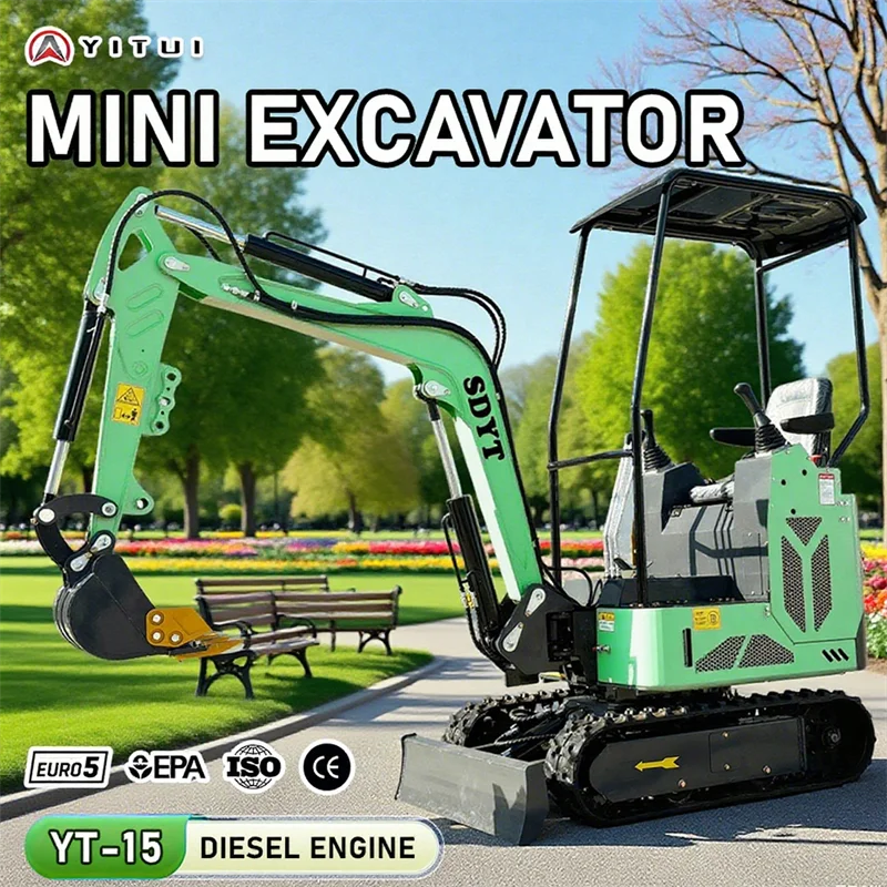 

Customized 1.2 Ton Mini Excavator Ce Epa Euro 5 Kubota Engine Hydraulic Crawler Mini Excavator
