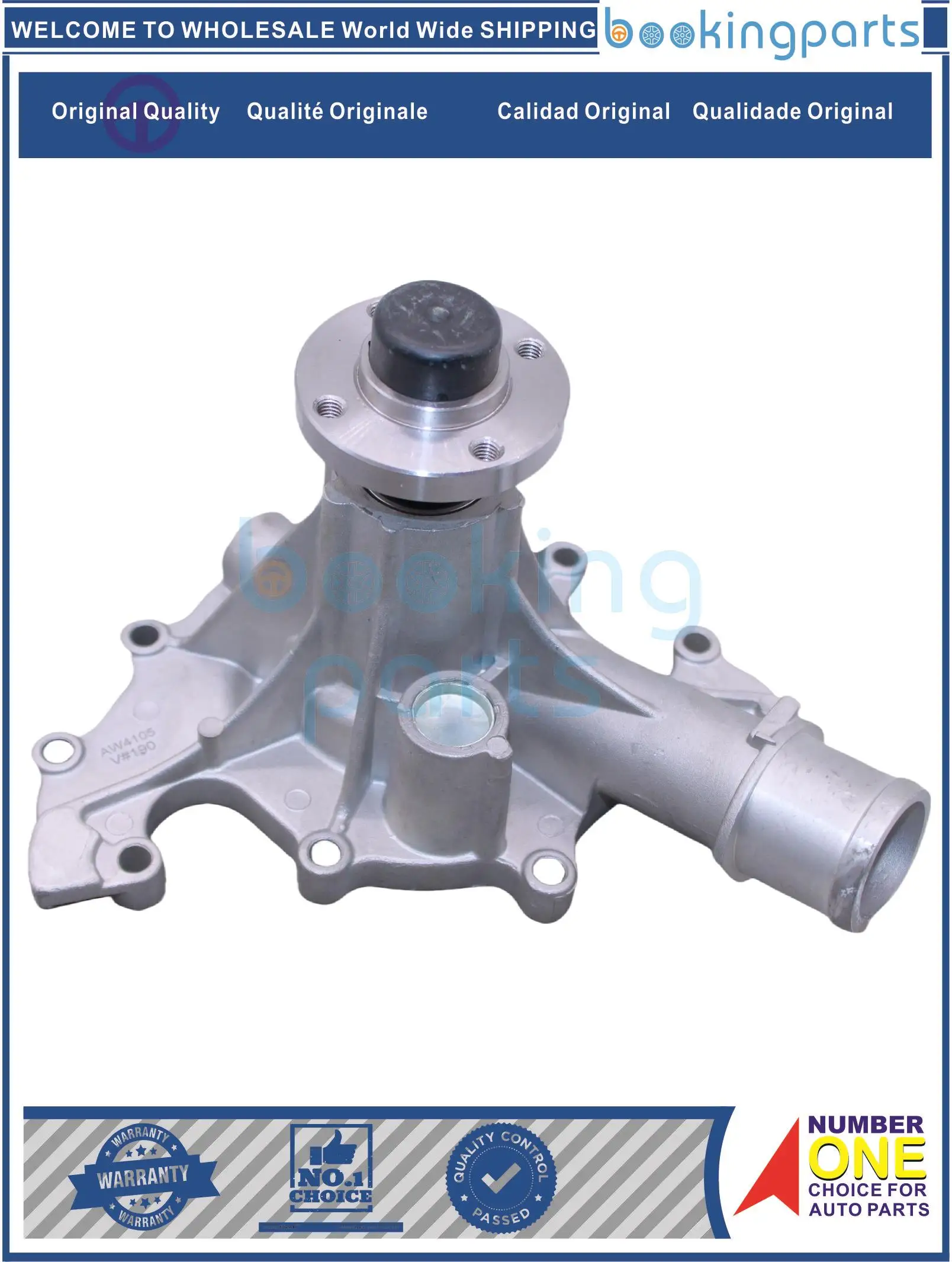 Bomba de Agua para FORD ECONOLINE 97-03, HERITAGE 04, F-150 97-08, AW4105, F65Z8501AC, F85Z 8501 AA, F85Z8501AA, RFF75E8505EA, 3L3Z8501DB