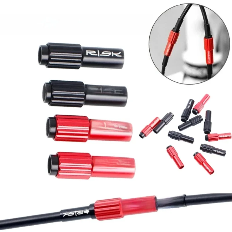 AliExpress 2pcs RISK Bicycle Inline Cable Adjuster Adapter 4mm 5mm MTB Bikes Adjustable Screws Shift Connector Shift Brake Cable Screw Bolt