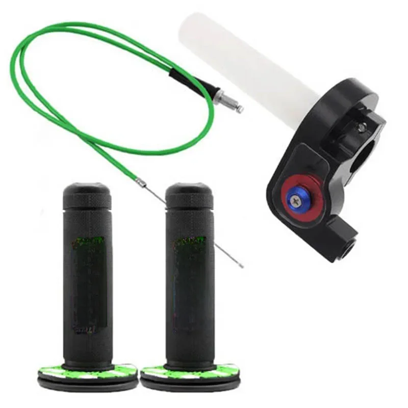 Motocicleta 22mm torção rápida acelerador de gás resolver apertos lidar com apertos 1.2m cabo do