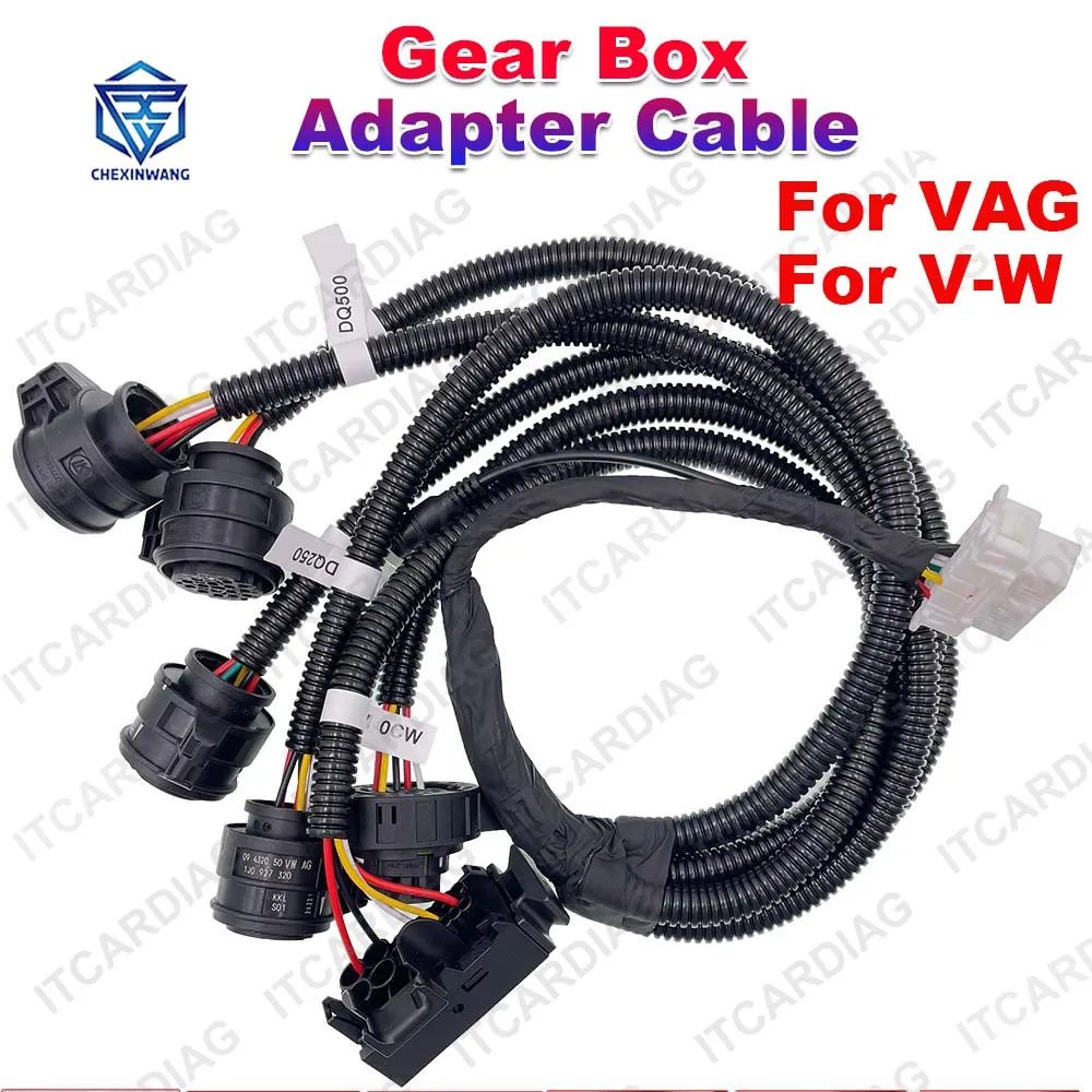 For VAG For V-W Gear Box Adapter Cables OBD2 Converter Cable For DQ250 DQ200 VL381 VL300 DQ500 DL501 Car Diagnostic Tools