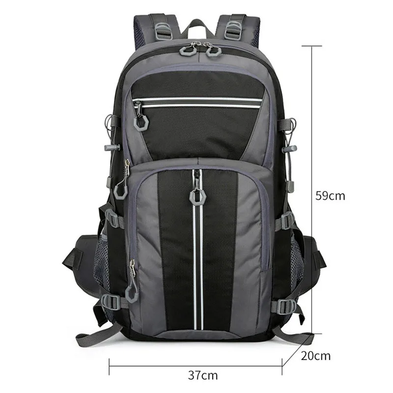 50L Waterproof Cycling Bicycle Bag Rain Cover Breathable Lightweight Rucksack Hike Camping MTB Mountain Bike Hydration Backpack