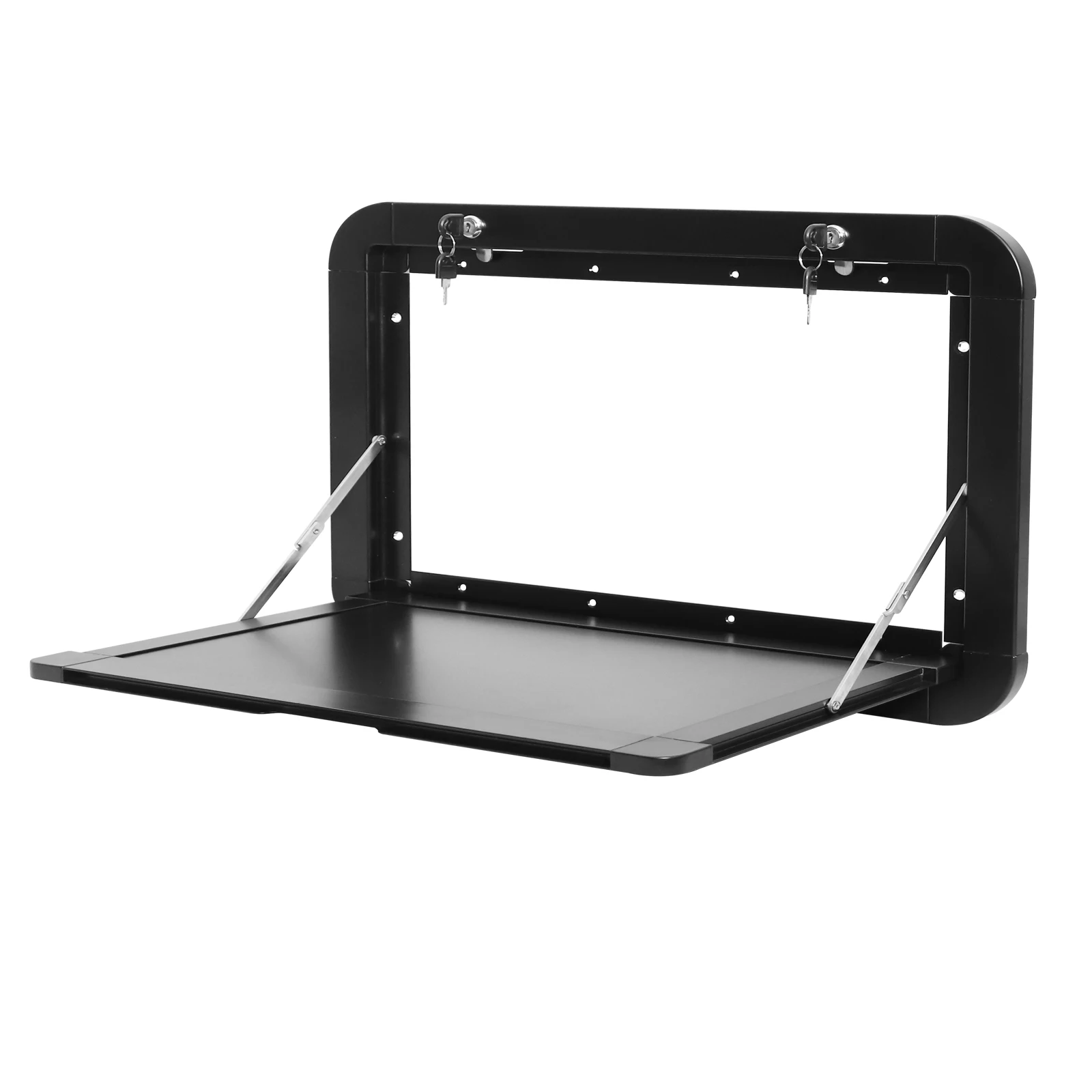 Folding Wall-Mounted Table for RV/Campervan, Measuring 60x42 CM, With Gas Spring Support, Suitable for Travel Trailer