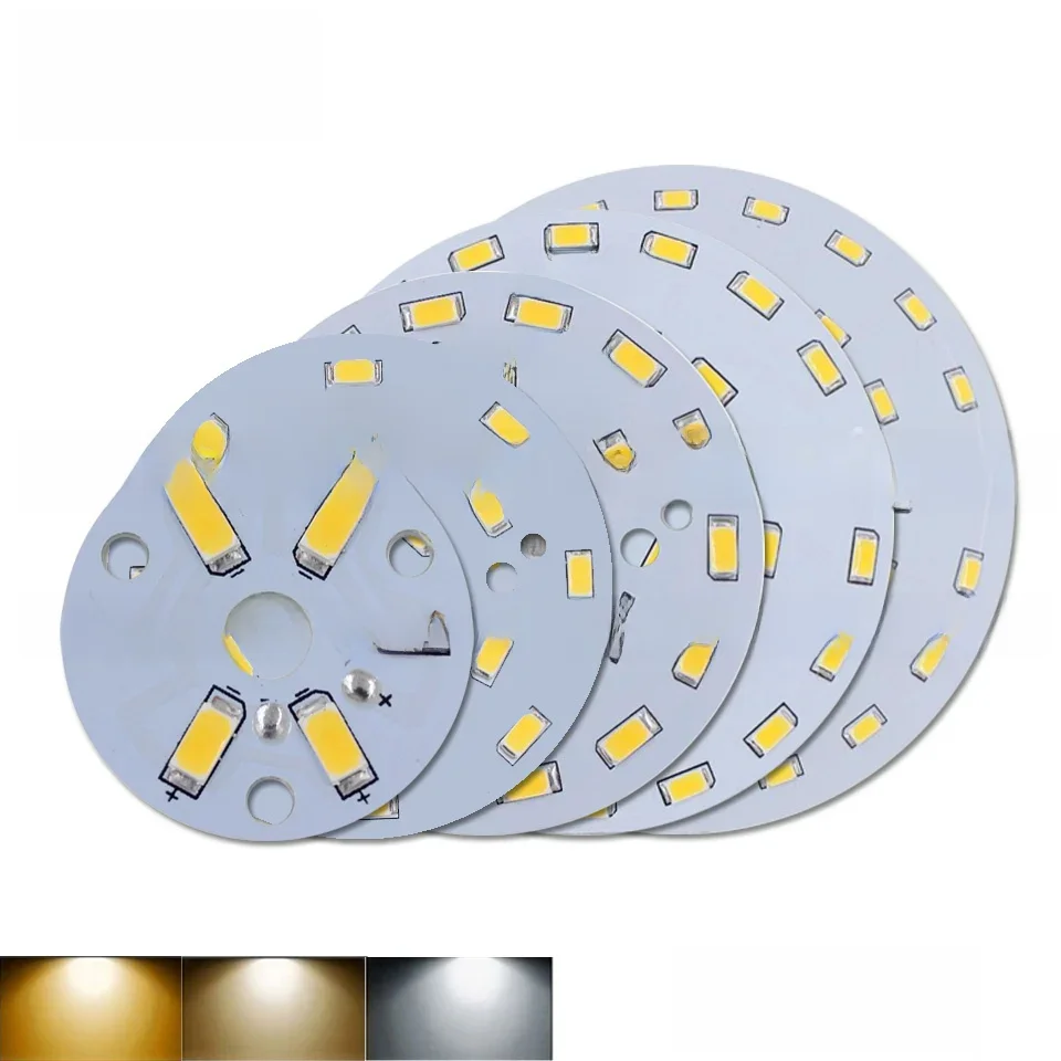Jasność SMD5730 Tablica świetlna 3W 5W 7W 9W 12W 15W 18W 24W 30W 36W Panel lampy PCB z diodą LED do lampy sufitowej DIY Żarówka LED — zdjęcie 2