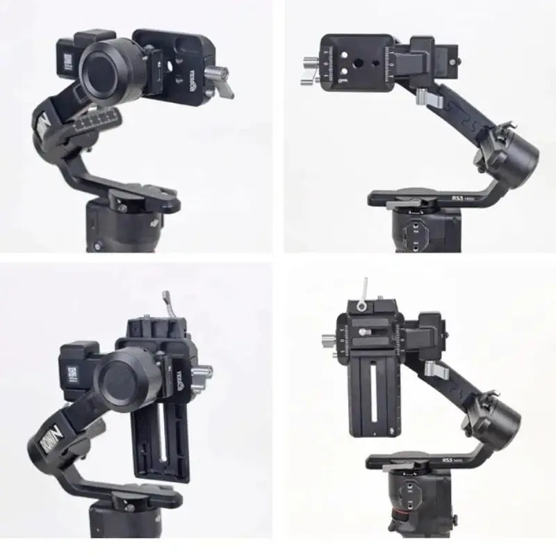 DJI Stabilizer Vertical Shooting Accessory For DJI RS2 RS3 RS3PRO Clamp Camera Fixing Assembly Camera Vertical Vlog Rig