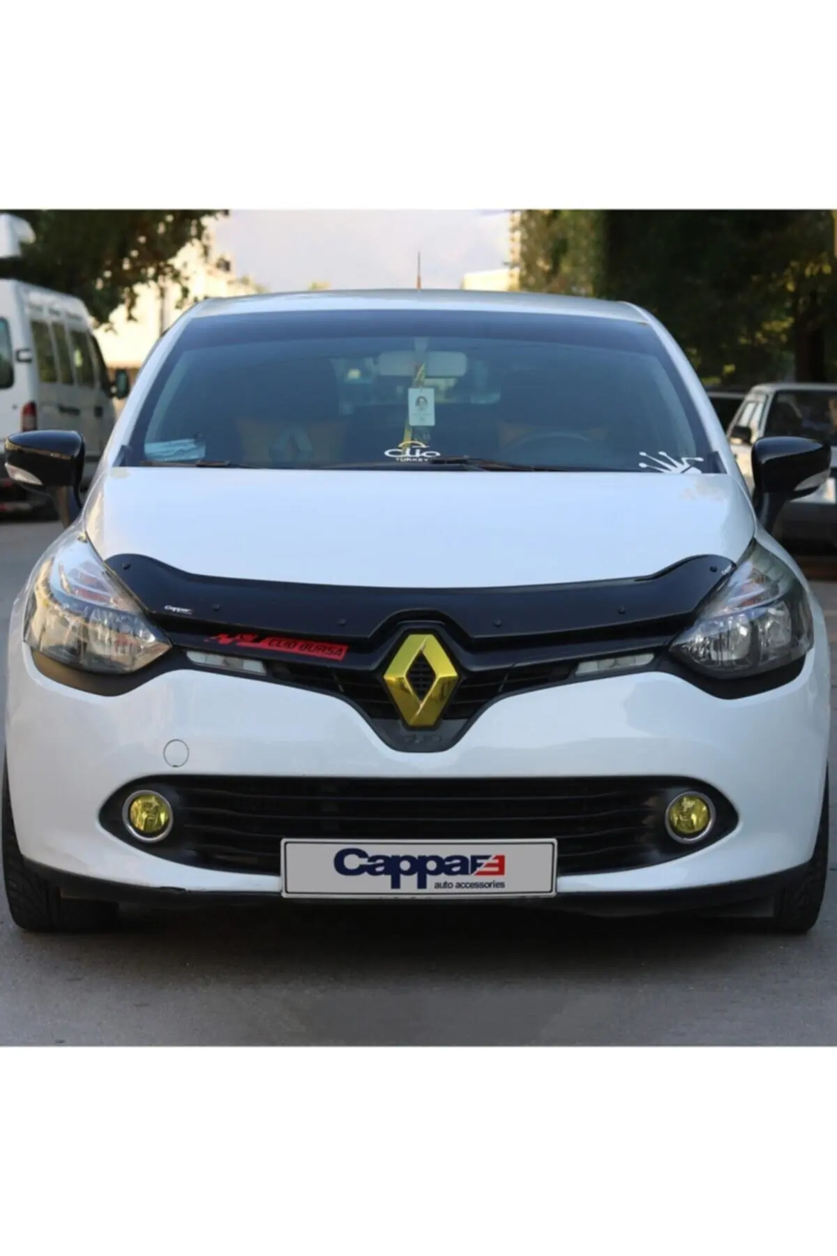 FOR Renault Clio 4 2012-2020 Front Hood Protection Spoiler Front Bug Shield Hood Deflector Guard --Body Kit AUTO STYLING Car