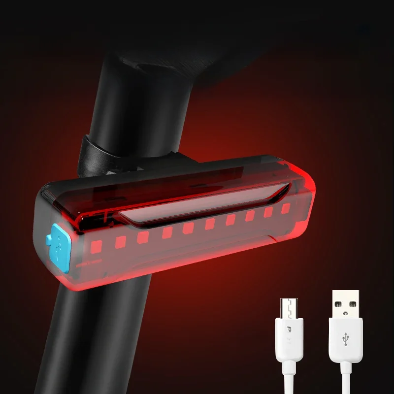 AliExpress NATFIRE Bicycle Rear Light 5 Light Modes USB Rechargeable LED Taillight for Cycling Helmet Safety Warning LED Mountain Tail Lamp