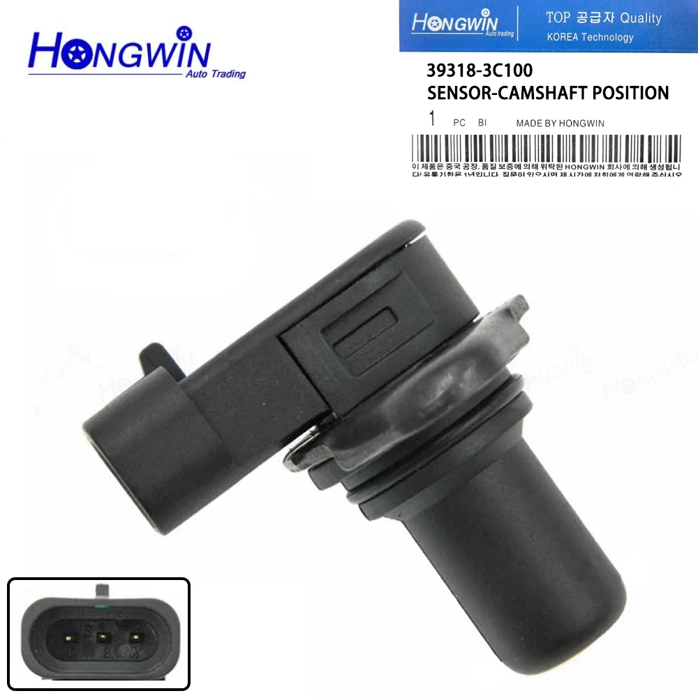 39318-3C100 Camshaft Position Sensor Fits Hyundai Kia SANTA FE AZERA SONATA ENTOURAGE SORENTO SEDONA 3.3L 3.5L 3.8L 393183C100