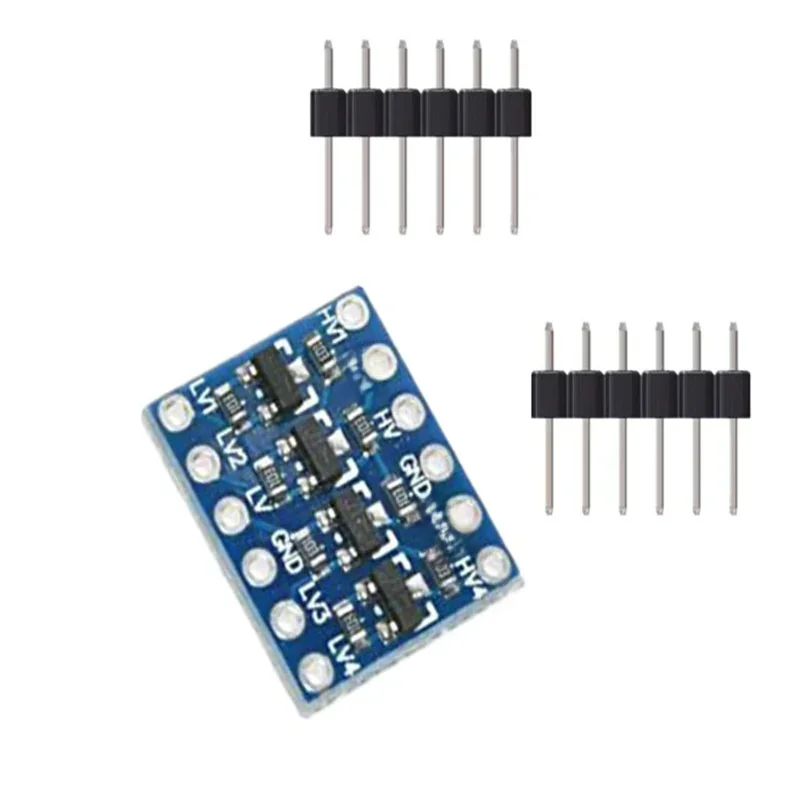Convertisseur de niveau logique IIC I2C à 4 canaux, Module bidirectionnel, levier de niveau 3V à 5V pour Arduino, 5/10 pièces