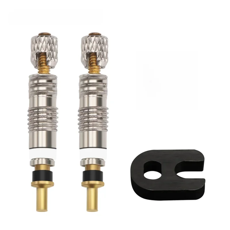 Kit d'outils de réparation de noyau de Valve de pneu de vélo, universel, français Presta, Kit de remplacement amovible usiné CNC