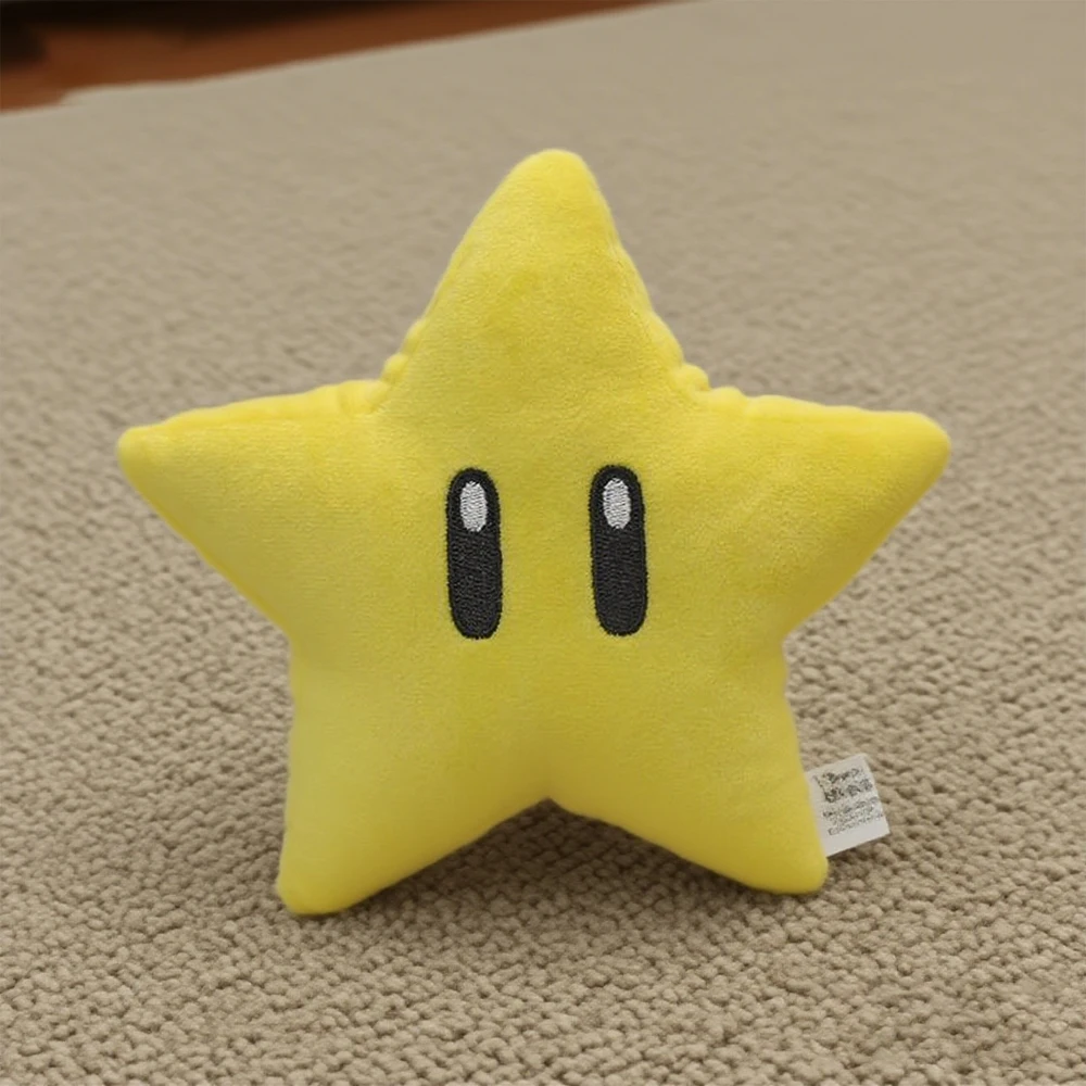 

Yellow Star Cartoon Plush Toy Cartoon and Movie Character Design Perfect Sleep Companion for Kids Gift
