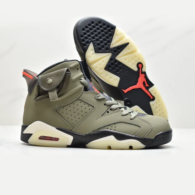 Кроссовки Nike x Travis Scott Air Jordan 6 - AliExpress