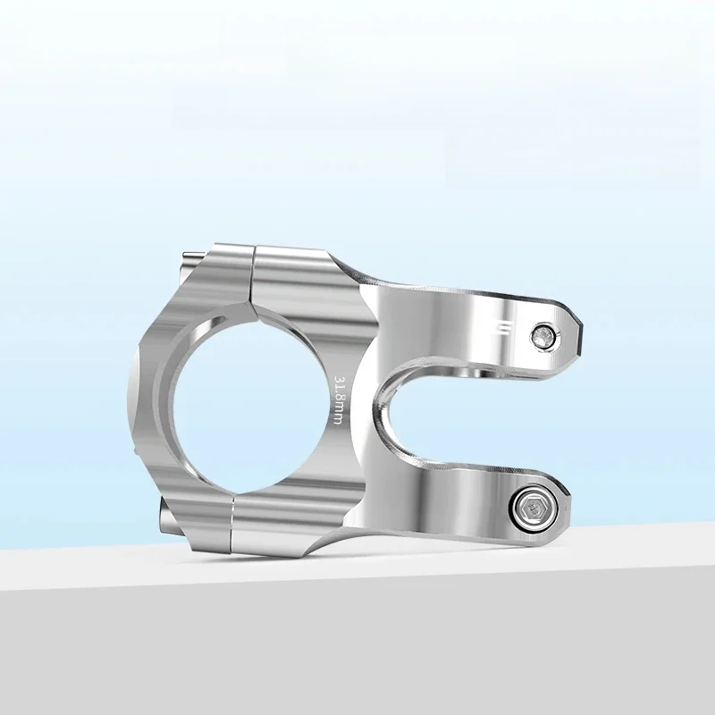 AliExpress LUNJE CNC Ultralight Bicycle Stem 31.8x35mm MTB Road Bike Riser Silver Aluminum Mountain Bike Handlebar Stem