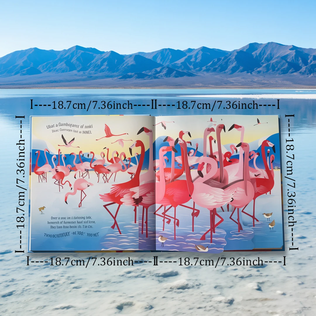Pop-Up English Edition 3D Board Book, Breathtaking Prehistoric Pop-Ups for Curiosity & Observation, Develops Spatial Thinking & Intelligence, Bedtime Story & Gift for Kids 3+, Back to School & Birthday, Parent-Child Dinosaur Discovery