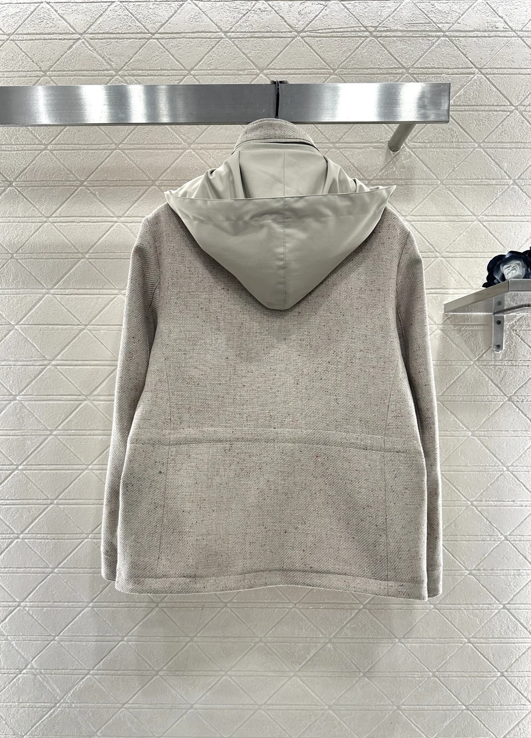 

2025 new coat jacket long-sleeved zippers buttons pockets solid Versatile Slimming Figure-hugging winter autumn